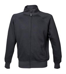 Felpa Uomo zip lunga 80% Cot.20% Pol. Colore Nero