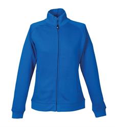 Felpa Donna zip lunga 80% Cot. 20% Pol. Colore Royal