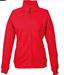 Felpa Donna zip lunga 80% Cot. 20% Pol. Colore Rosso