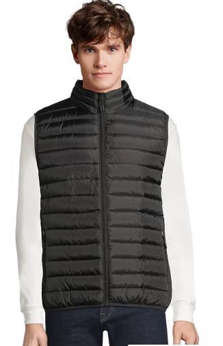 Gilet Uomo imbottito leggero Tess. 100% Poliestere 280gr/mq.