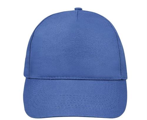 Cappello con frontino, 5 pannelli, 100% Cot. spazzolato leggero