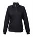 Felpa Donna Collo zip 80% Cot.20% pol. 280gr/m2 Colore Nero