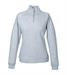 Felpa Donna Collo zip 80% Cot.20% pol.280gr/m2 Colore Grigio Mel