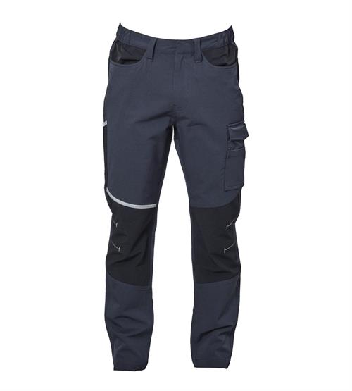 Pantalone Uomo multitasche, Tessuto Stretch 140 gr. Col. Blu