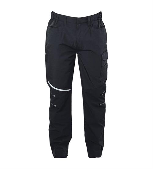 Pantalone Uomo multitasche, Tessuto Stretch 140 gr. Col. Nero
