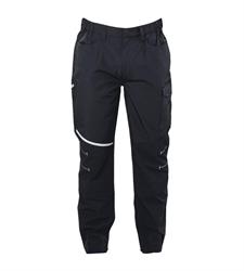 Pantalone Uomo multitasche, Tessuto Stretch 140 gr. Col. Nero