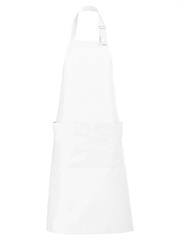 Falda pettorina c/tascone e collo regolabile c/fibbia